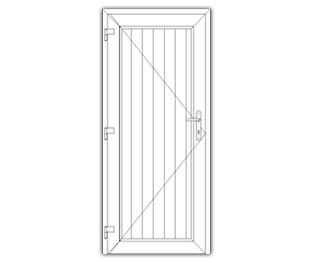 Sierdeurpaneel 01 links