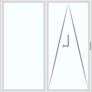 Patio Kipschuifraam Links